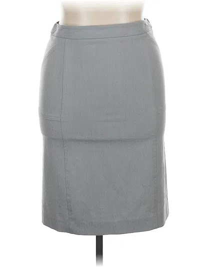 Pre-owned Body By Victoria Formal Skirt In Gray