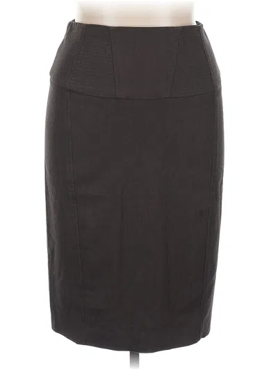 Pre-owned Body By Victoria Formal Skirt In Gray