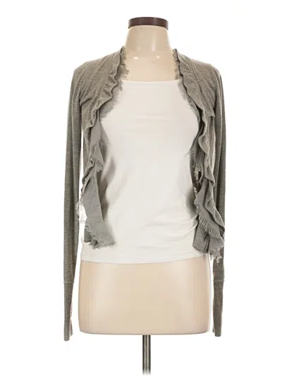 Pre-owned Body Central Cardigan Sweater In Gray