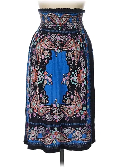 Pre-owned Body Central Casual Skirt In Blue