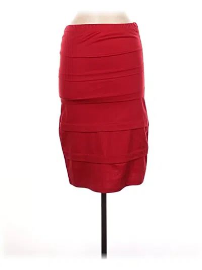 Pre-owned Body Central Cocktail Dress In Red