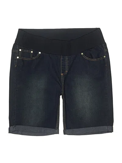 Pre-owned Body Central Denim Shorts In Blue