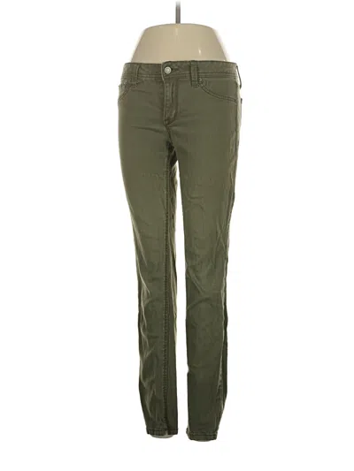 Pre-owned Body Central Jeans In Green