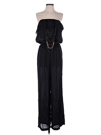 Pre-owned Body Central Jumpsuit In Black