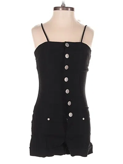 Pre-owned Body Central Romper In Black