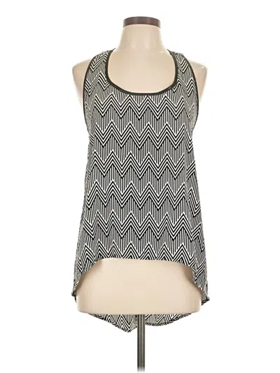 Pre-owned Body Central Sleeveless Top Gray Halter Neckline Tops