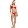 Body Dip Front High Side Brazilian Bikini Bottom In Multi