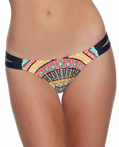 Body Glove Bali Moderate Coverage Bikini Bottom In Culture In Multi