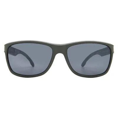 Body Glove Bg 25 402 Grn Hyd Smoke Rectangular Unisex Sunglasses 10269696.lts Grn Hyd In Black