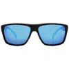 Body Glove Bgfl 1801 Polarized Blue Mirror Sport Unisex Sunglasses 10269764.mcv Blkblu In Multi