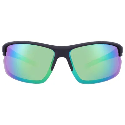 Body Glove Bgfl 1802 Polarized Green Mirror Wrap Unisex Sunglasses 10269767.mcv Blkgrn In Multi
