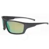 Body Glove Bgfl 25 425 Polarized Orange Mirror Wrap Men's Sunglasses 10270146.cgr Chrorg