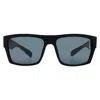 Body Glove Bgpc 2202 Blk Wood Smoke Rectangular Sunglasses 10261067.lts Blk Wood In Black