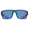 Body Glove Bgpc 24 424 Teal Mir Green Mirror Rectangular Unisex Sunglasses 10267899.fwg Telgrn In Multi