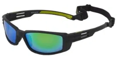 Body Glove Green Wrap Men's Sunglasses 10264288.cgr Blkgrn In Black