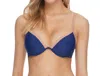 Body Glove Greta Underwire Bikini Top In Seaway In Multi