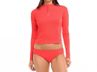 Body Glove Ibiza Raelynn Rashguard In Snapdragon In Red