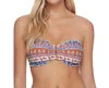 Body Glove Kahula Bandeau Underwire Bikini Top In Bdg India In Multi