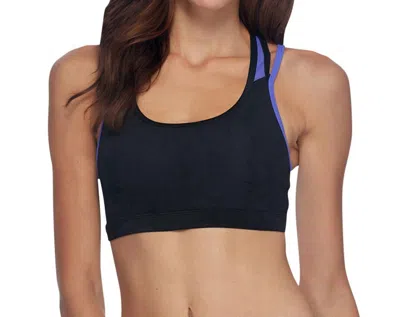 Body Glove Lockdown Medium Impact Sports Bra In Black In Multi