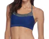 Body Glove Lotus Medium Impact Sports Bra In Midnight In Multi