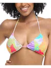 Body Glove Luana Womens Printed Strappy Bikini Swim Top In Multi