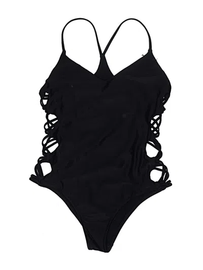 Pre-owned Body Glove One Piece Swimsuit In Black