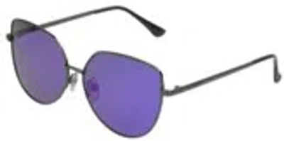 Body Glove Puirple Butterfly Ladies Sunglasses 10264285.cgr Gunprp In Black