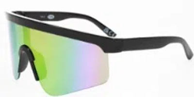 Body Glove Rainbow Shield Men's Sunglasses 10270448.cgr Blkrbw In Neutral