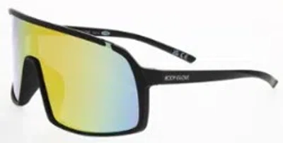 Body Glove Rainbow Shield Unisex Sunglasses 10270144.cgr Blkrbw In Black