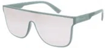 Body Glove Silver Shield Unisex Sunglasses 10266273.cgr Grnsil In Green