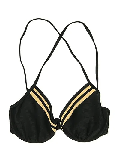 Pre-owned Body Glove Swimsuit Top Black Swimwear