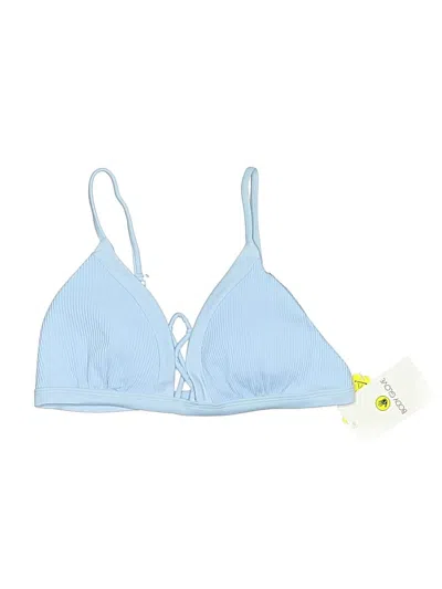 Body Glove Swimsuit Top Blue Solid Pattern Swimwear