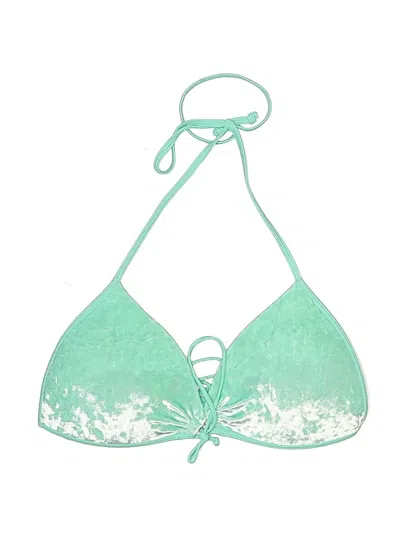 Pre-owned Body Glove Swimsuit Top Green Swimwear