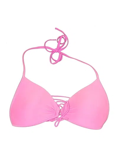 Pre-owned Body Glove Swimsuit Top Pink Swimwear