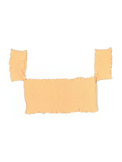 Pre-owned Body Glove Swimsuit Top Yellow Swimwear