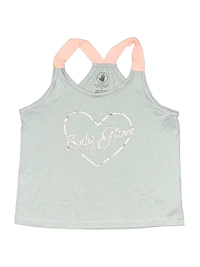 Pre-owned Body Glove Kids' Tank Top Green Halter Neckline Tops