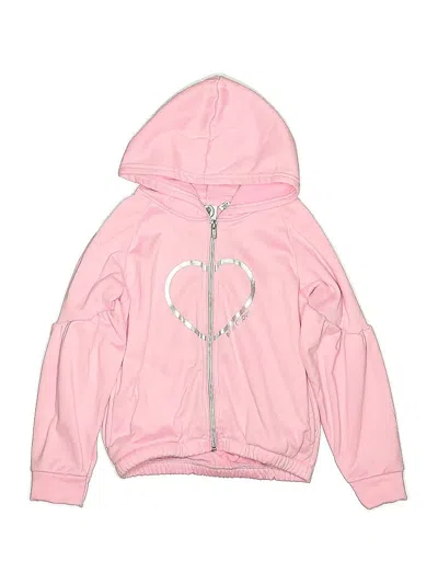 Pre-owned Body Glove Kids' Zip Up Hoodie In Pink