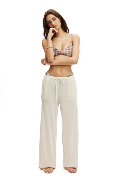 Body Isla Knit Relaxed Pant In Neutral