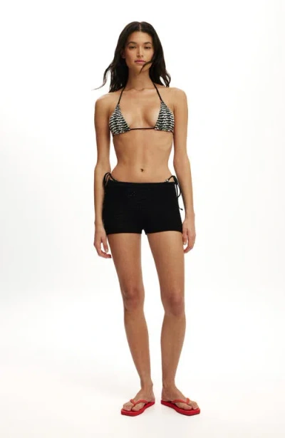 Body Lenni Knit Mini Short In Black