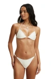 Body String Tanga Brazilian Bikini Bottom In White