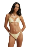 Body String Tanga Brazilian Bikini Bottom In White