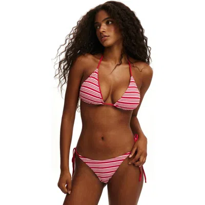 Body String Triangle Bikini Top In Multi