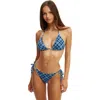 Body String Triangle Bikini Top In Multi