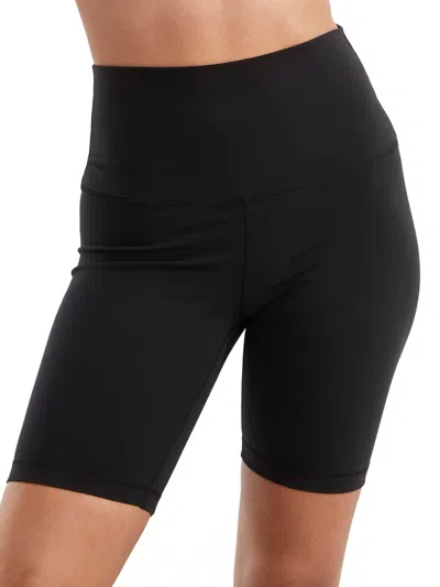 Body Up Women's Studio Soft Biker Shorts In Black