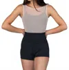 Body Wrappers Recycled Polyester Dance Shorts In Black In Black