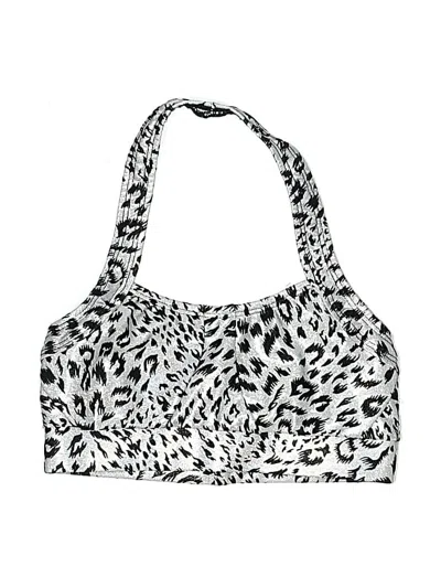 Pre-owned Body Wrappers Kids' Tank Top Silver Halter Neckline Tops