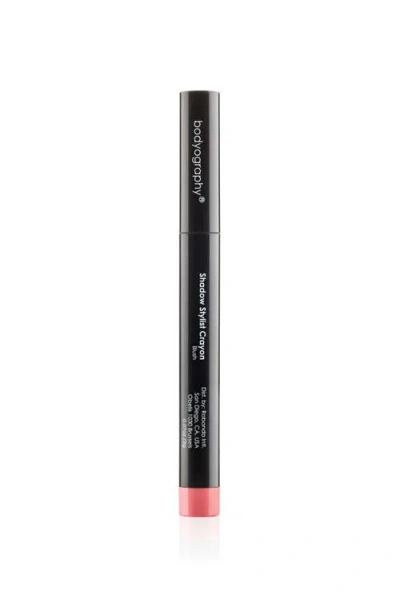 Bodyography Shadow Stylist Crayon Cobalt -metallic Royal Blue 0.07oz In Blush -metallic Rose Pink