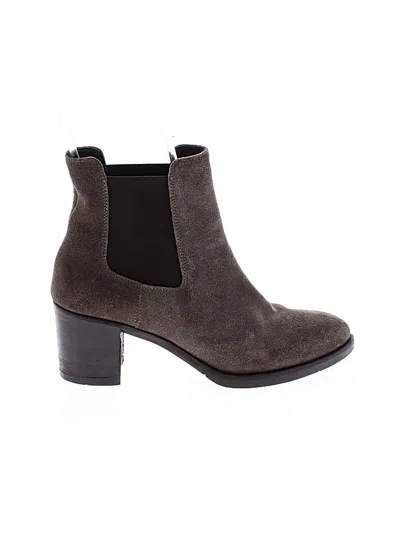 Pre-owned Boemos Ankle Boots In Brown