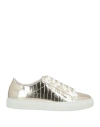 Boemos Woman Sneakers Platinum Size 8 Leather In Grey