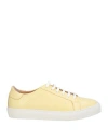 Boemos Woman Sneakers Yellow Size 8 Leather
